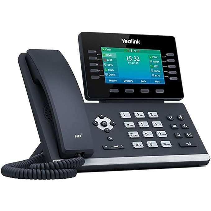Yealink IP Telefon SIP-T54W
Vorkonfiguriert für emis Yealink IP Telefon SIP-T54W
Vorkonfiguriert für emis
